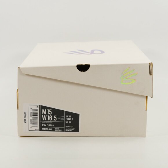 Under Armour Team Curry 9 Flow White Team Red 3025631-100 Basketball Multi Size main image 9